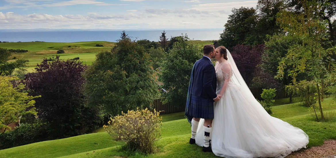 An outdoor wedding